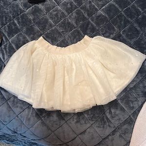 Gap kids metallic tulle skirt NWT